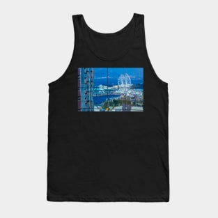 Reflections - City Skyline View - Hong Kong - Tank Top